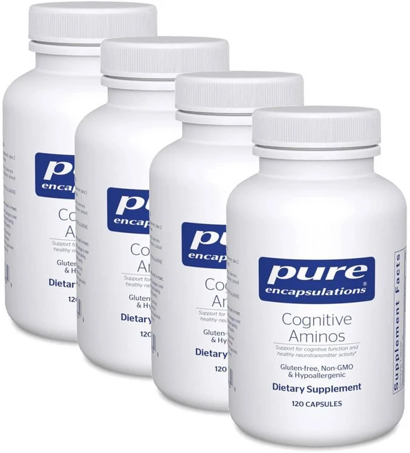 퓨어인캡슐레이션 코그니티브 아미노스 아미노산 캡슐 Pure Encapsulations Cognitive Aminos, 4개, 120정 - 쿠팡