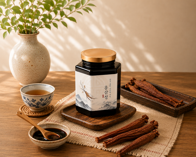 정성을담다 하루 한 스푼 6년근 홍삼정 피로회복, 1개, 500ml