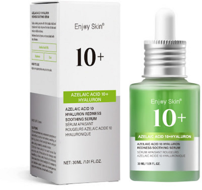 Gurene 인조이 스킨 아젤라익 애씨드 10% + 히알루론산 세럼, 1개, 30g