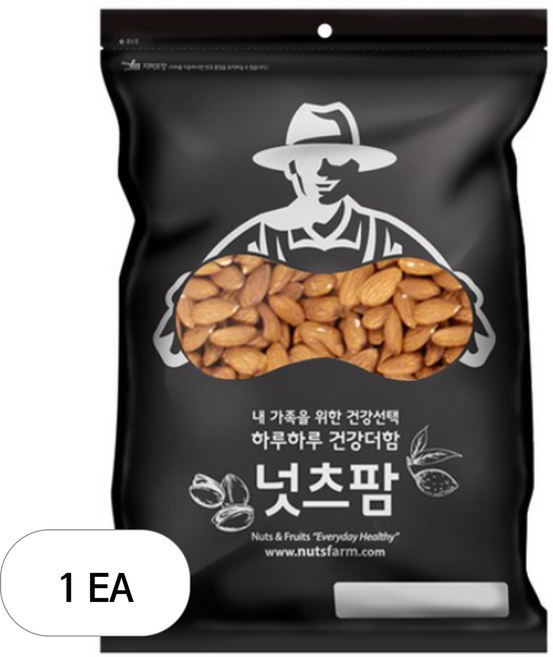 넛츠팜 생아몬드, 400g, 1개