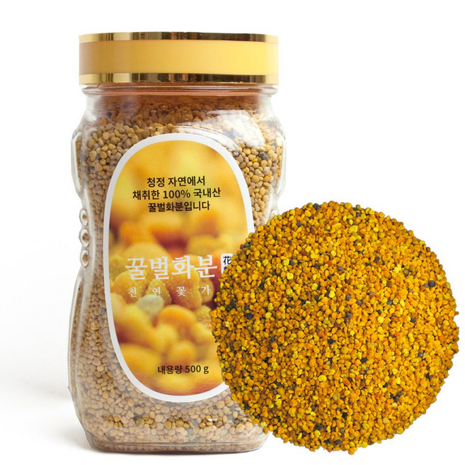 동광종합물산 국내산 벌화분 비폴렌, 500g, 1개