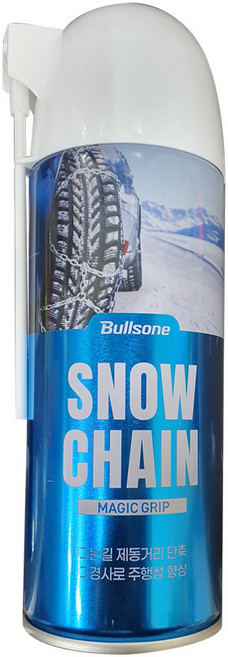 불스원 매직그립 스프레이형 타이어 스노우체인, 1개, 300ml