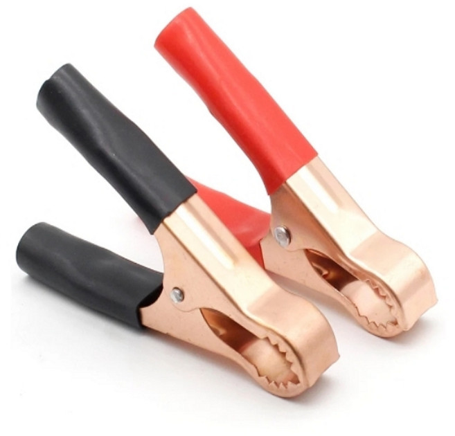 배터리 집게 차량용 자동차 점프선 악어집게 밧데리, 랜덤 발송, 1개