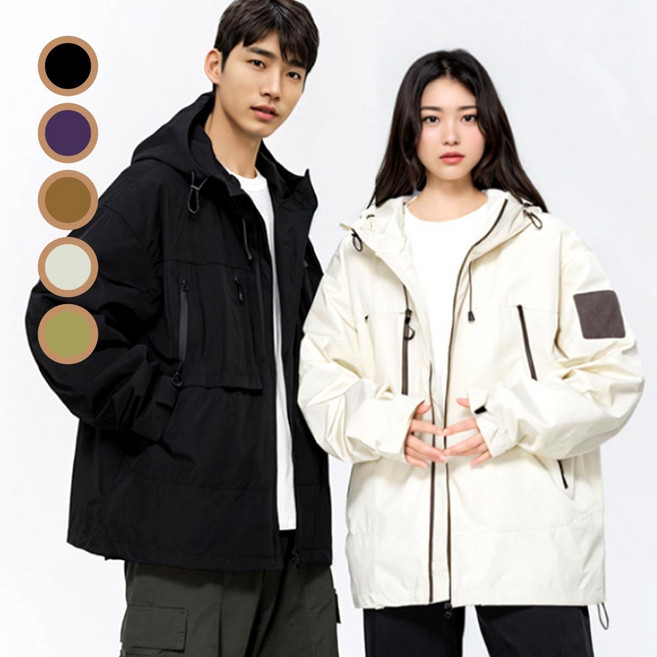 아노락 바람막이 남녀공용 커플 야상 등산 러닝 봄가을