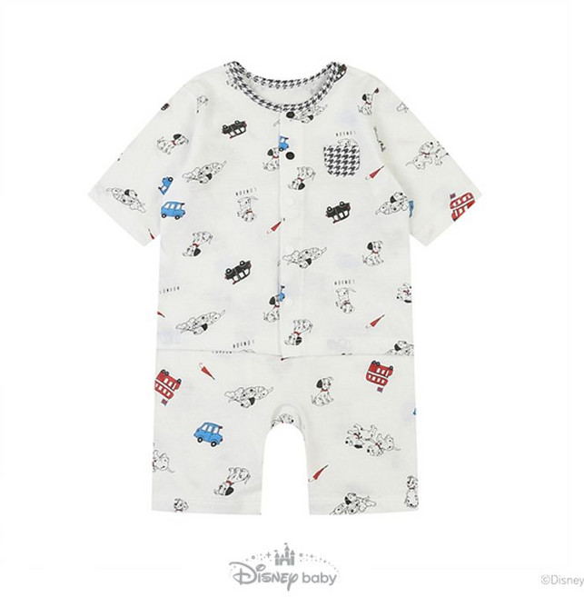 아가방 달마시안체크7부오픈내의 O WHITE 79R317604