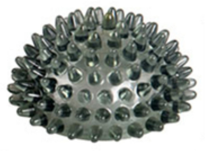 바디아트 미니 마사지 짐볼 18cm 스트레칭 요가 헬스, 블루, 1개