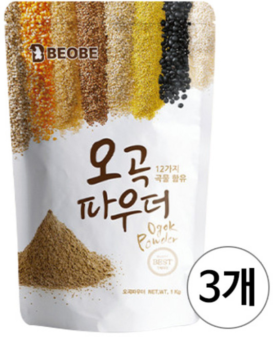 베오베 오곡파우더 1kg, 3개