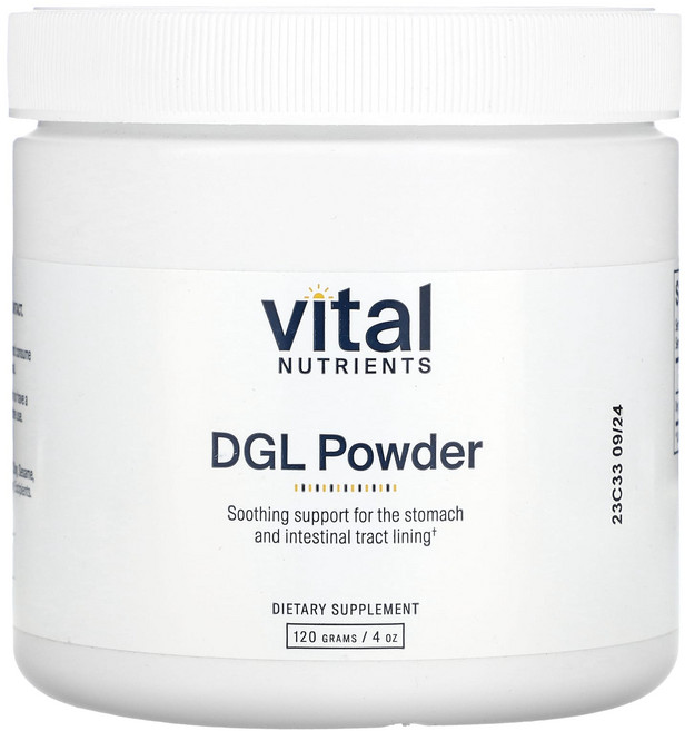 몸관리하세요 겨울입니다 Vital Nutrients DGL 분말 120g(4oz) 특별관리진행, VitalNutrientsDGL분말120g4oz, 120g, 1개