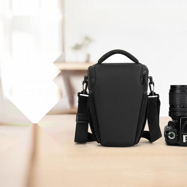 소형 미러리스 카메라가방 숄더백 남녀공용 야외 촬영용 데일리 심플모던 스타일 실용적인 수납 가성비 좋은 편리한 사용감, 1개, D1세대 대형(카메라1 렌즈1 가방)