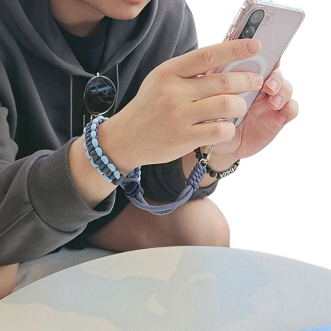 유럽여행필수품 핸드폰 소매치기방지스트랩 해외여행필수템 도난방지, 스카이, 1개