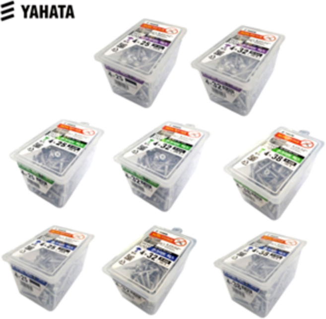 야하타 논프라 피스 콘크리트나사 8종/425 432 438 접시 냄비 와셔 200P, 1개, P-432(160P)