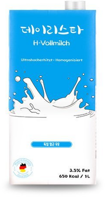 메가커피 데일리스타 밀쉬 멸균우유(캡형), 1박스, 1L