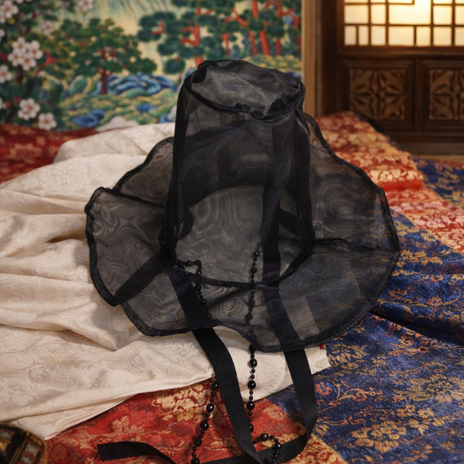 리빙릿 전통 갓 선비 양반 모자 민속 저승사자 소품 갓끈