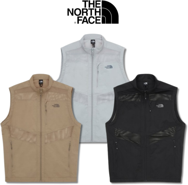 [매장정품] 노스페이스 남성 조끼 메시 플라이 아웃도어 베스트