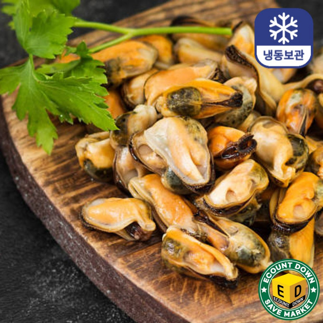 냉동 자숙 홍합살 200g 조개살 미역국 탕 손질, 1개