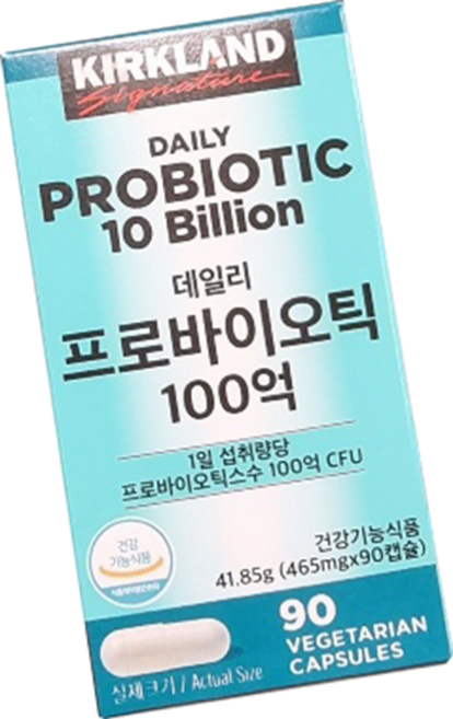 KS데일리 프로바이오틱 100억 465mg x 90캡슐, 90정, 1개