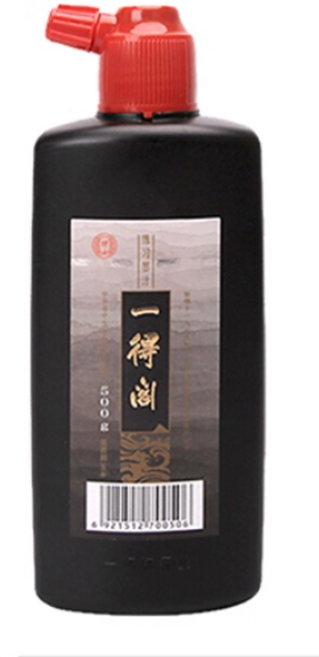 일득각 고급 먹물 서예 서화용 명품먹물 산수화, 연습용 (500g)