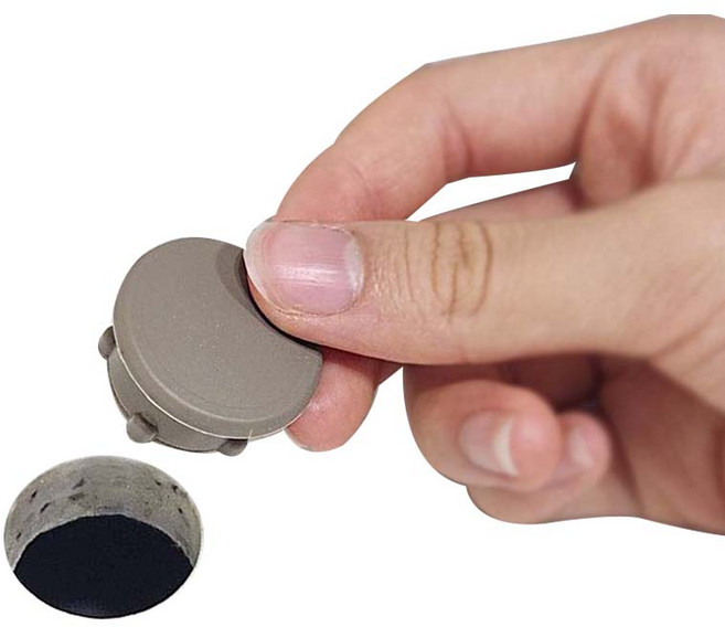 바스원 가스 구멍 마개 배관 인덕션 1개, 브라운