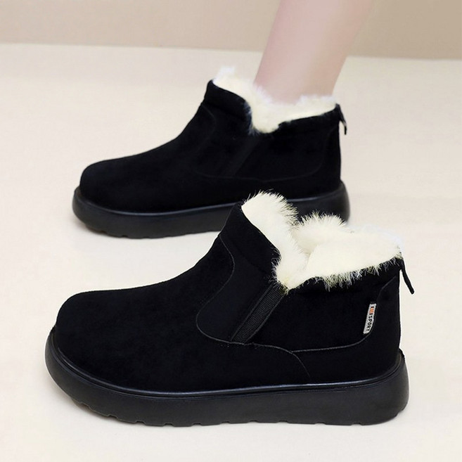 Modern Fashion 여성 발편한 기모 안감 부츠 트렌디 방한화 D87