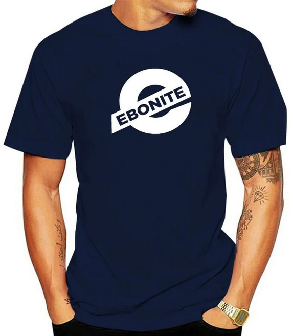 에보나이트 볼링 티셔츠 태그 코튼 블랙 화이트, K. 5XL, 4. Men blue, 1개