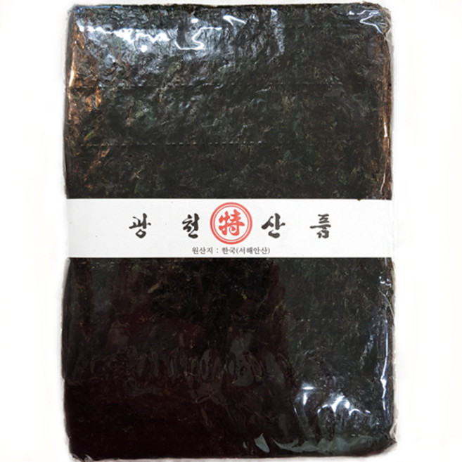 [광천김 햇김] 재래김 파래김 1톳(100매) 택1 / 바다향가득! 특별할인행사! 광천한양토굴새우젓, [광천김 햇김] 파래김 1속(100매), 1개, [광천김 햇김] 파래김 1속(100매)