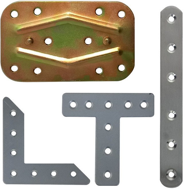 각철 T 평철 일자 브라켓 평고정판 보강 연결 철물 국산, 각철(중), 1개