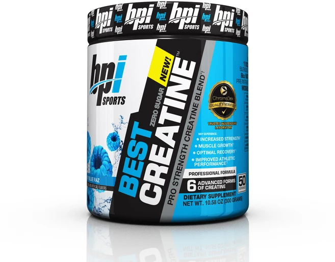 비피아이스포츠 베스트 크레아틴 블루 라즈베리, 300g, 1개 - 쿠팡