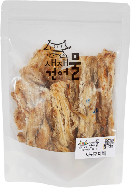 새재건어물 주전부리 아귀구이채 200g (1봉) 문경시니어 술안주 홈파티, 1개