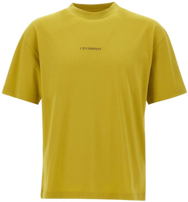C.P.컴퍼니 로고 프린트 반소매 티셔츠
