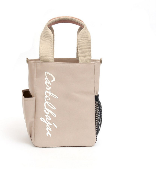 까스텔바작 골프 볼 파우치 보냉 버킷백, 베이지, 1개