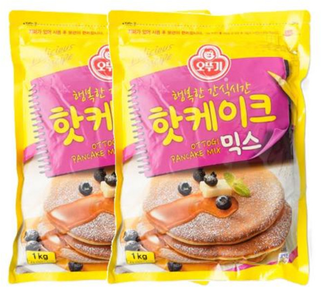 오뚜기 핫케이크믹스 1kg 2개, 7세트