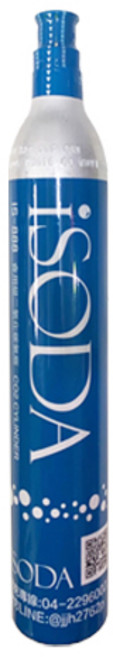 【iSODA】全新食用級二氧化碳氣泡水鋼瓶(60L), IS-888