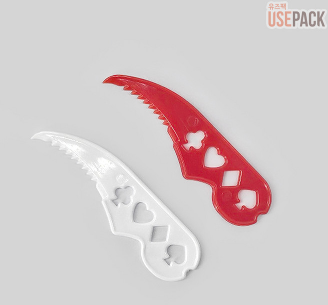 유즈팩 포커랩칼 실링랩칼 실링커터 오픈칼 빨강 1000개