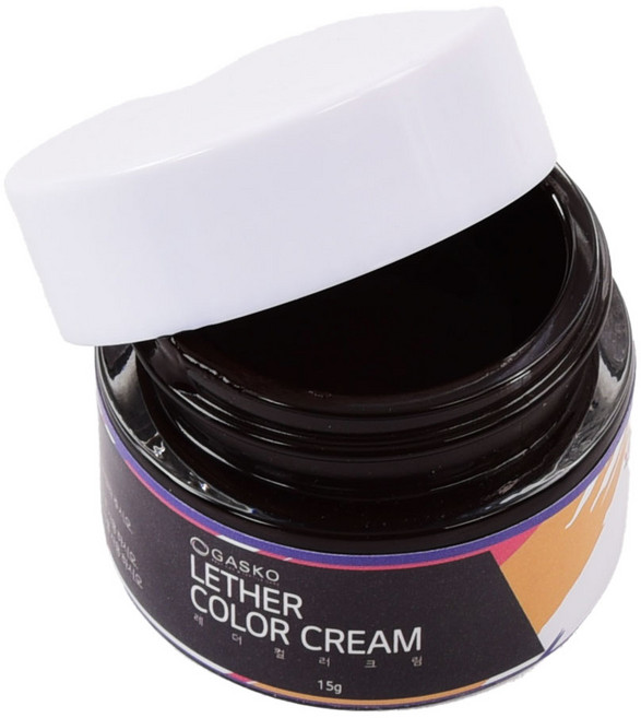 가스코 가죽컬러크림 크림 염색제 염색약 가죽 신발 가방 구두 스크래치 명품 복원