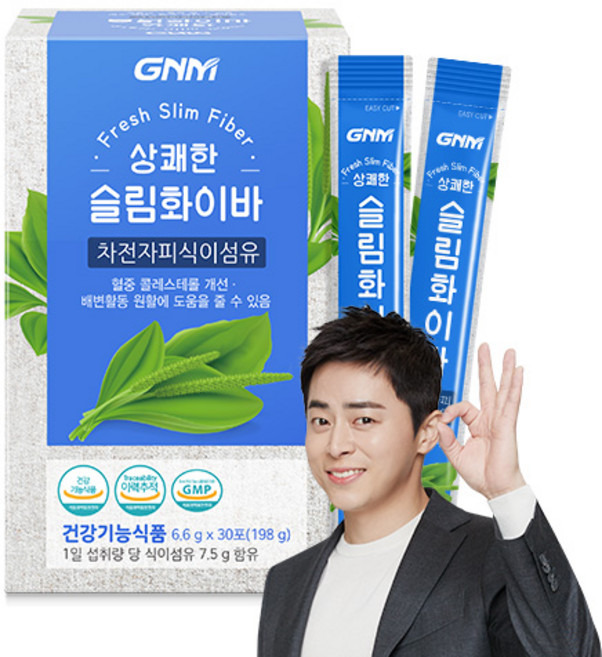GNM자연의품격 상쾌한 슬림화이바 차전자피 식이섬유, 198g, 1개