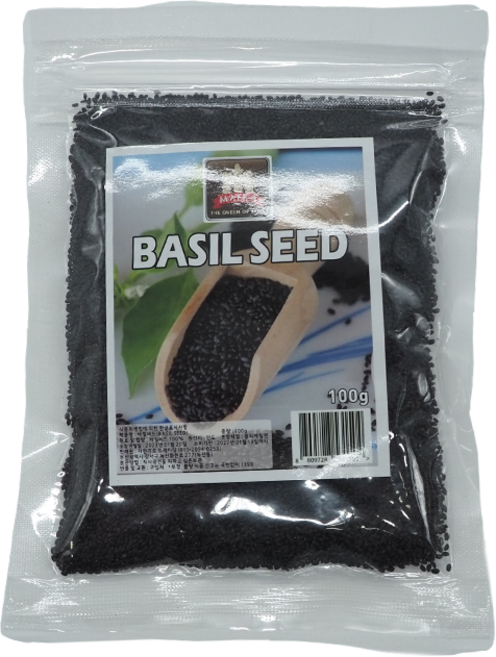 Malka Basil seed 바질 시드, 100g, 1개