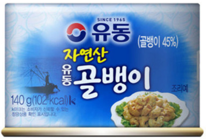 유동 자연산 골뱅이, 48개, 140g