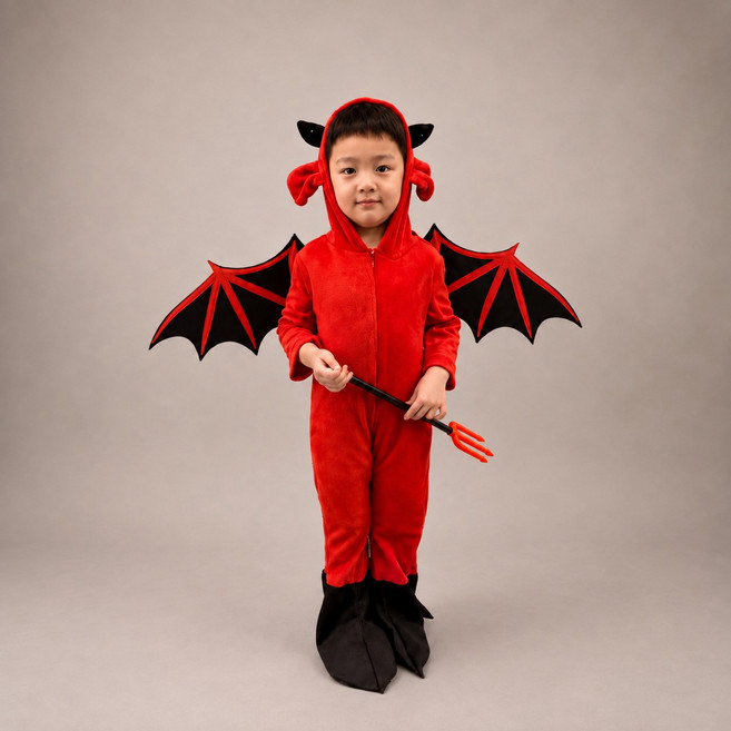 可愛寶寶萬聖節小惡魔造型服裝