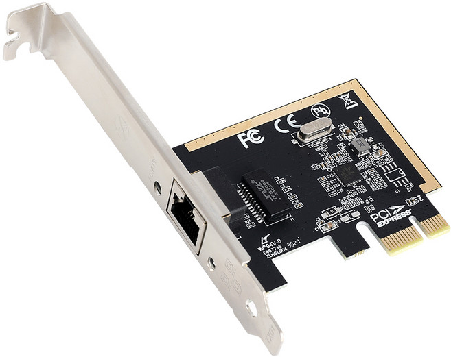 넥시 데스크탑 랜카드 PCI-Express 기가 인터넷 랜포트, NX-GL2000, 1개