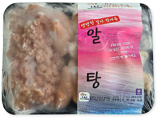 비비수산 신선하고 탱탱한 알과 얼큰한 국물맛이 일품인 알탕세트 700g, 1개