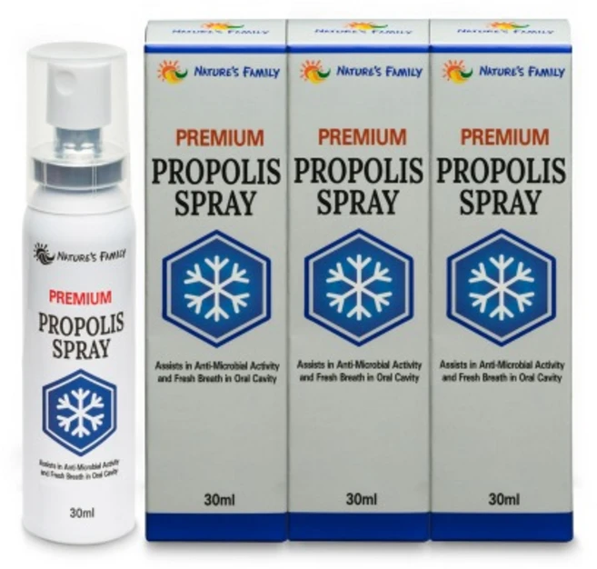 네이처스패밀리 프로폴리스 스프레이 30ml 3개 세트 호주직수입 - 쿠팡
