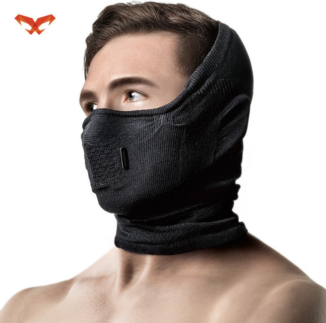 나루 마스크 Z5H 호흡전용 입체 김서림방지 숨쉬기편한 스포츠 바라클라바, 블랙