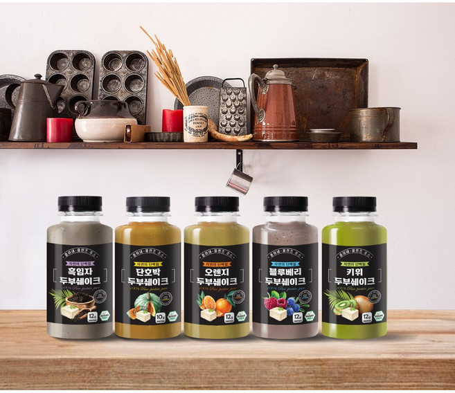 준이네클렌즈 식사대용 단백질쉐이크(5가지 맛) 다이어트 프로틴음료 헬스보충제 250ml (냉동) 15개입, 5가지 맛 세트 X 3 (15개)