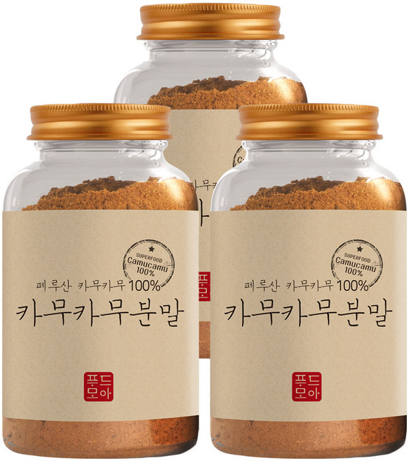헬스앤푸드 페루산 카무카무 분말 120g, 3개