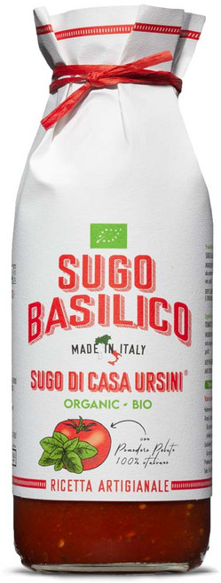 우르시니 바질리코 유기농 파스타 토마토 소스, 1개, 500g