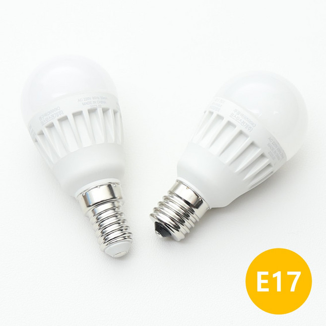 LONG e17 미니크립톤 LED 5W, 전구색, 13개