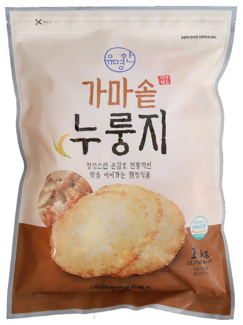 유명한 가마솥 누룽지 대용량 국산 100%, 1개, 1kg