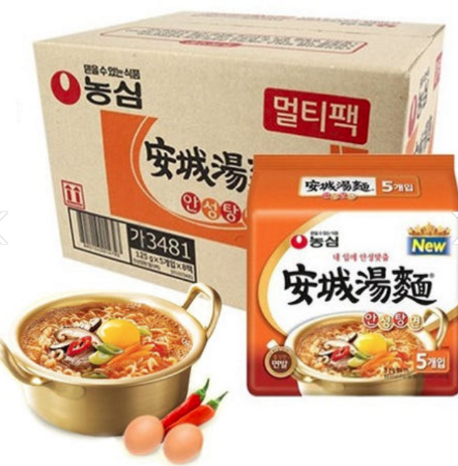농심 안성탕면 125g, 40개