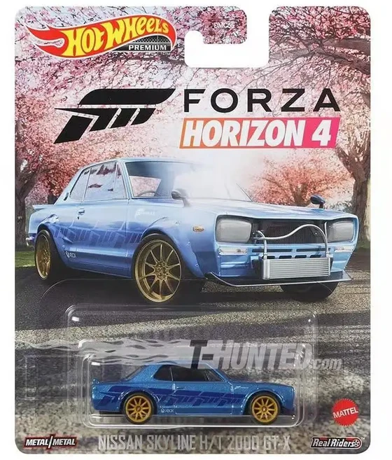 핫휠 자동차 포르자 호라이즌 4 닛산 스카이라인 H/T 2000 GT-X 1/64 다이 캐스트 DMC55, 01 GRL69-HT 2000 GTX