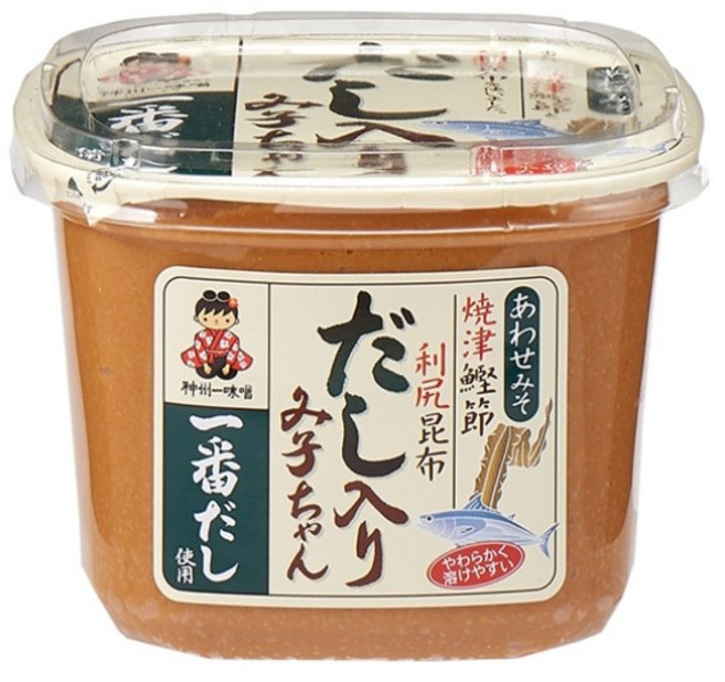 신주일미 아와세 미소된장 컵, 750g, 1개